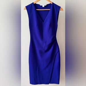 Diane Von Furstenberg Royal Blue Sheath Cocktail Dress